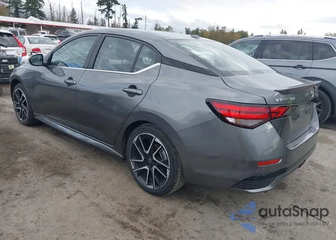 2025 Nissan Sentra Sr из США, поврежденный, VIN 3N1AB8DV3SY321089